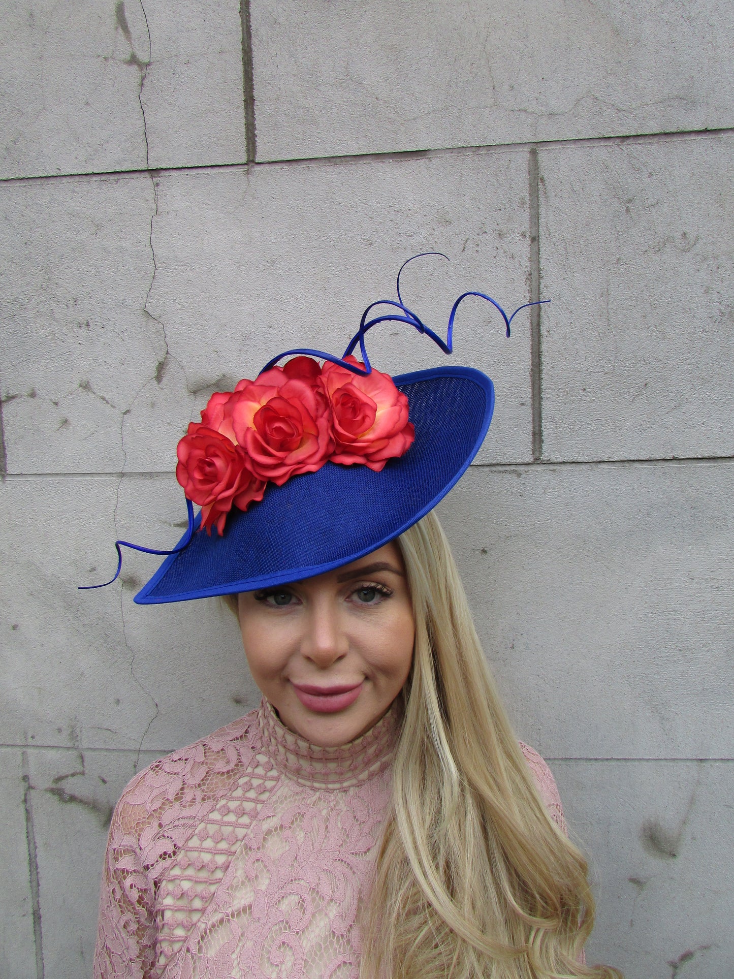 Royal Blue & Burnt Orange Large Hatinator