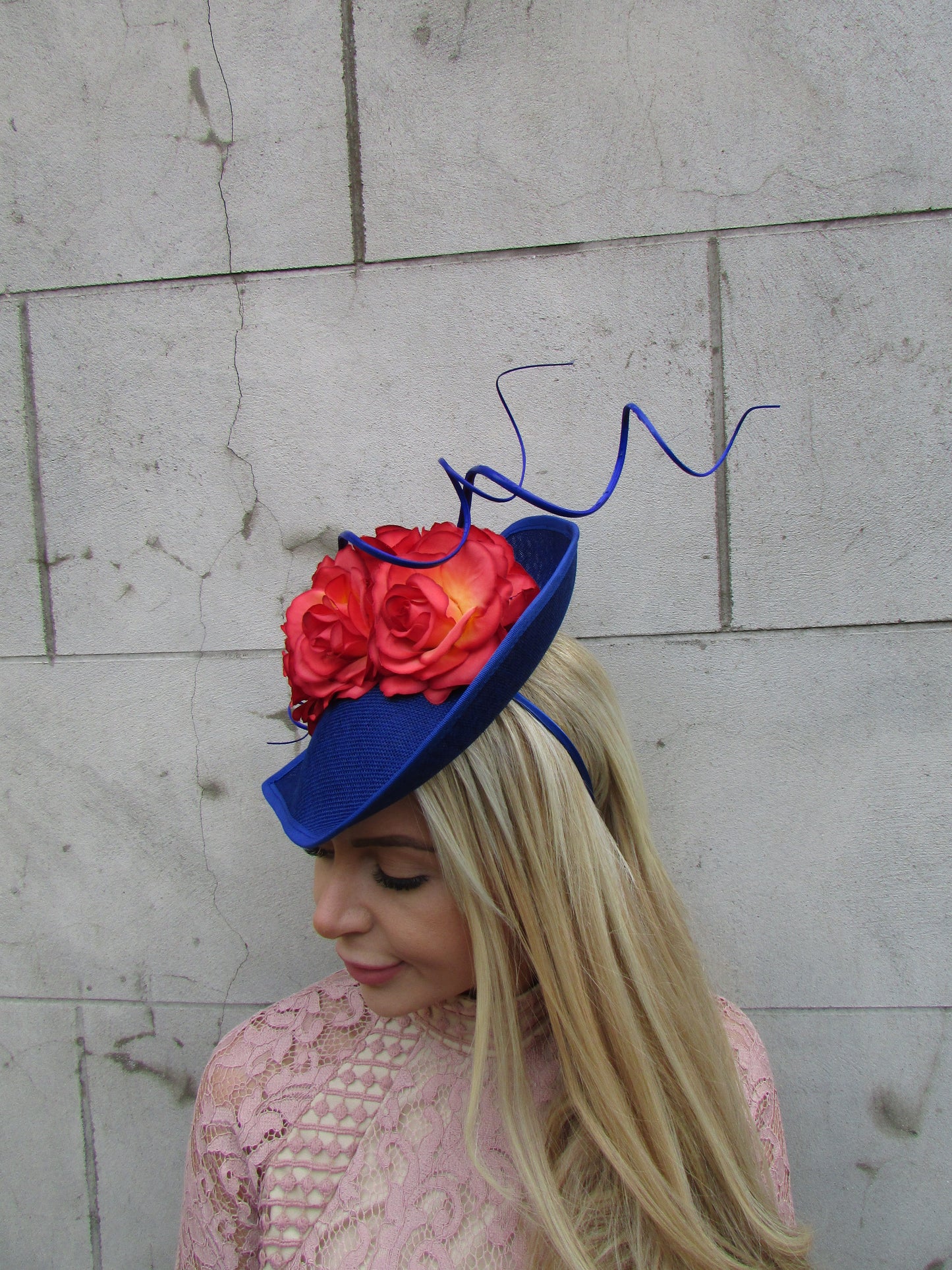 Royal Blue & Burnt Orange Large Hatinator